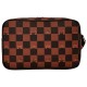 Sprayground Peeking Character Check Toiletry Καφέ